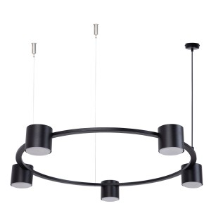 Kodo lampa wisząca 5xGX53 czarna 41335