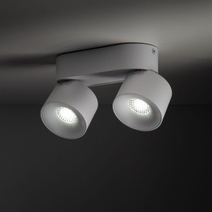 Spark lampa sufitowa spot 2xLED 20W CCT biała 18171