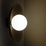 Slate kinkiet 1xG9 czarny 10934