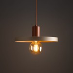 Sila D30 lampa wisząca 1xE27 ceglasta beżowa 10954