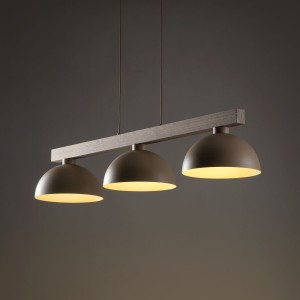 Oslo lampa wisząca 3xE27 jasne drewno beżowy 11012