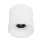 Lampa sufitowa Blaze 1xLED 30W w kolorze białym, o cylindrycznym kształcie. Widoczna lampa z wykończeniem matowym, z centralnym źródłem światła, umieszczona w górnej części. Prosta konstrukcja, idealna do nowoczesnych wnętrz.