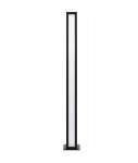 Lampa ogrodowa słupek Roma H60 w kolorze czarnym, z dwoma źródłami LED o mocy 24W i temperaturze barwowej 4000K. Produkt ma prostokątny kształt, z białą, mleczną osłoną i stabilną podstawą, prezentowany w pozycji stojącej.