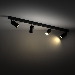 Amis lampa sufitowa spot 4xGU10 czarna 10635