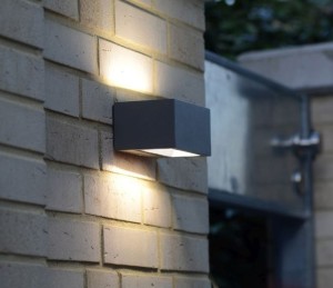 Gemini L LED 4000K kinkiet elewacyjny 1-punktowy ciemnoszary 5189102118