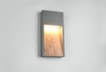Salmon kinkiet zewnętrzny 1xLED/11W antracyt/imitacja drewna 246960135
