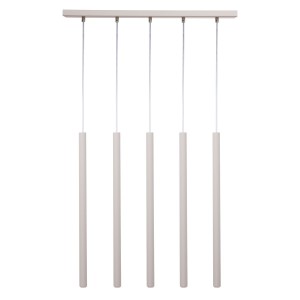 Sopel lampa wisząca 5xG9 szary beż 41456