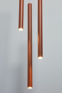 Sopel lampa wisząca 3xG9 ceglana 41197
