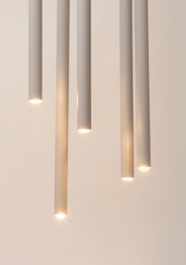 Sopel lampa wisząca 5xG9 szary beż 41460