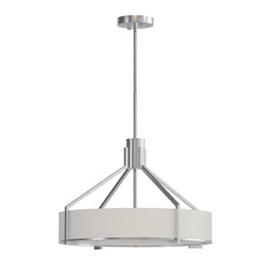 Doretto Satin Nikiel D50 lampa wisząca 3xE27 srebrna OR85624