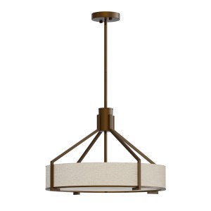 Doretto Chocco D50 lampa wisząca 3xE27 brązowa OR85648
