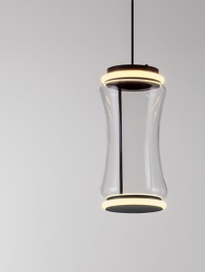 Abancay lampa wisząca 2xLED 21W czarna LE44594