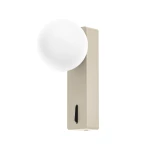 Boletta Parette Toupe Switch kinkiet 1xG9 szarobeżowy OR85587