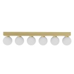 Merino Parette Old Gold 60 IP44 lampa sufitowa 6xG9 złoty OR85686
