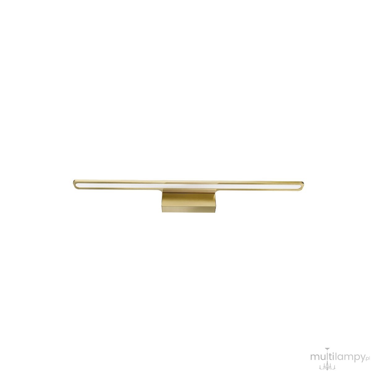 Luce Parette Old Gold 62 IP44 kinkiet LED 11W CCT w złotym kolorze. Produkt o prostokątnym kształcie, zamontowany na ścianie, z minimalistycznym designem. Wykończenie w złotej fakturze, stworzony do oświetlenia wnętrz.