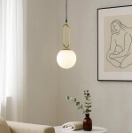 Bali Dekor lampa wisząca 1xE27 złota