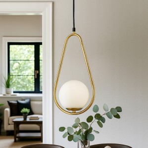 Bali Łezka lampa wisząca 1xE27 złota