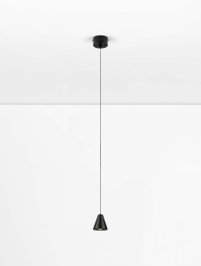  Achocalla lampa wisząca 1xLED 5W czarna LE44759