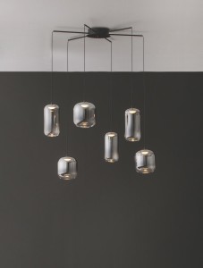  Anuco lampa wisząca 6xLED 25W czarna LE44614