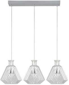 Eger lampa wisząca 3xE27 chrom 6743/3C 8C