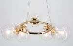 Amaro lampa wisząca 5xE14 złota 8278/5 TR