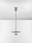 Baila lampa wisząca 1xLED 8W szara LE44536