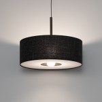Amarela M lampa wisząca 1xE27 czarny melanż 11659