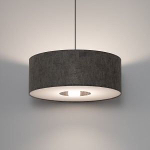 Lago M lampa wisząca 1xE27 szary 11674