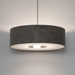 Lago L lampa wisząca 1xE27 szary 11675