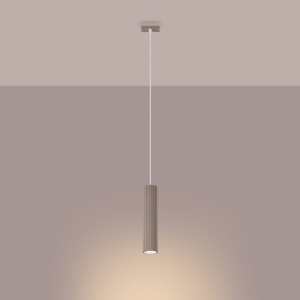 Karbon 1 lampa wisząca 1xGU10 taupe SL.1759