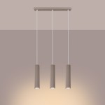 Karbon 3 lampa wisząca 3xGU10 taupe SL.1774
