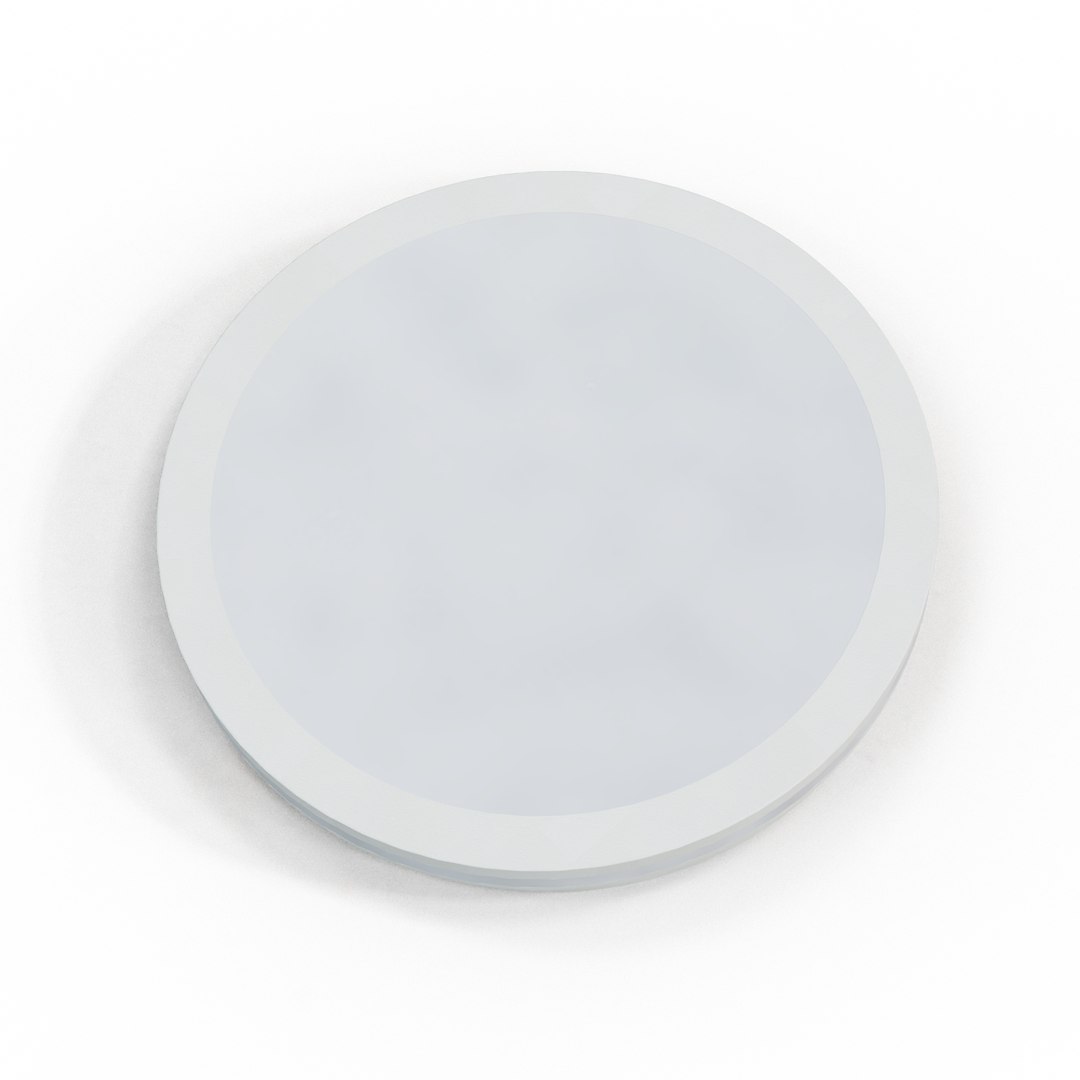 Plafon LED Marlon D30, okrągły, biały, o średnicy około 30 cm, z klasą szczelności IP54. Źródło światła 36W, barwa 4000K, z gładką, matową powierzchnią. Widok z góry, produkt leżący na jednolitym tle.
