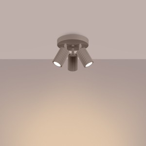 Karbon koło lampa sufitowa (spot) 3xGU10 taupe SL.1768