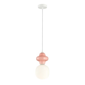 Latera D15 lampa wisząca 1xE14 różowa PND-94331-1S-PK