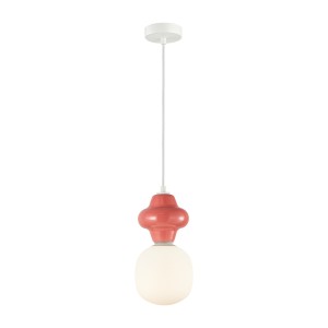  Latera D15 lampa wisząca 1xE14 czerwona PND-94331-1S-RED