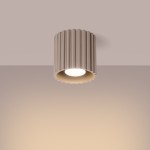 Aura lampa sufitowa 1xGU10 taupe SL.1814