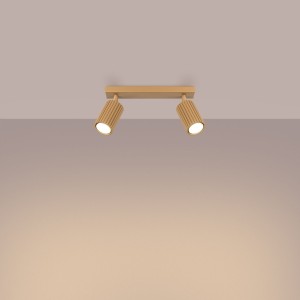 Karbon lampa sufitowa (spot) 2xGU10 złota SL.1561