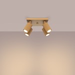 Karbon lampa sufitowa (spot) 4xGU10 złota SL.1564