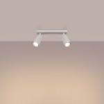 Ring lampa sufitowa spot 2xGU10 beżowa SL.1495