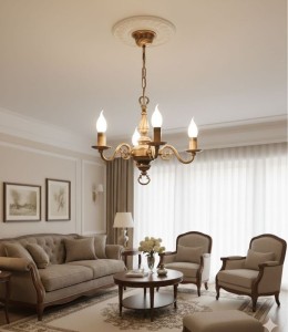 Świecznik żyrandol 4-punktowy 384/W4