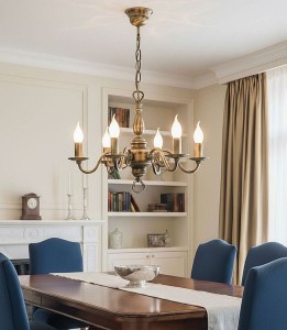 Świecznik żyrandol 6-punktowy 386/W6