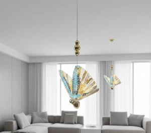 Mariposa lampa wisząca 1xLED/8W złota/kolor LP-1715/1P color