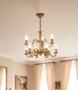 Prima żyrandol 9xE14 patyna O1007/W9