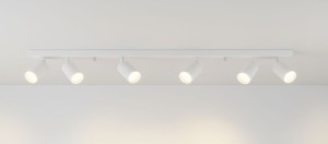 Spoti lampa sufitowa (spot) 6-punktowa biała