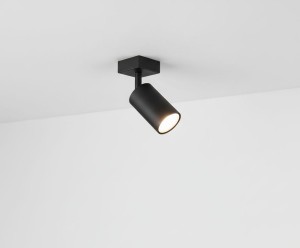 Spoti lampa sufitowa (spot) 1-punktowa czarna 