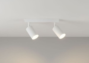 Spoti lampa sufitowa (spot) 2-punktowa biała