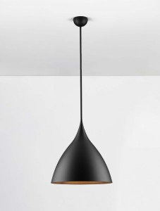 Chayanta lampa wisząca 3xE27 czarna LE44856