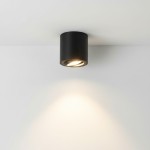 Valse Mini lampa sufitowa tuba kierunkowa czarna