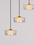 Espinar lampa wisząca 3xLED 18W biała złota LE44498