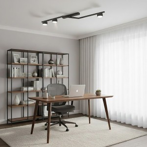 Skan lampa sufitowa 3xGX53 czarna 1574/3